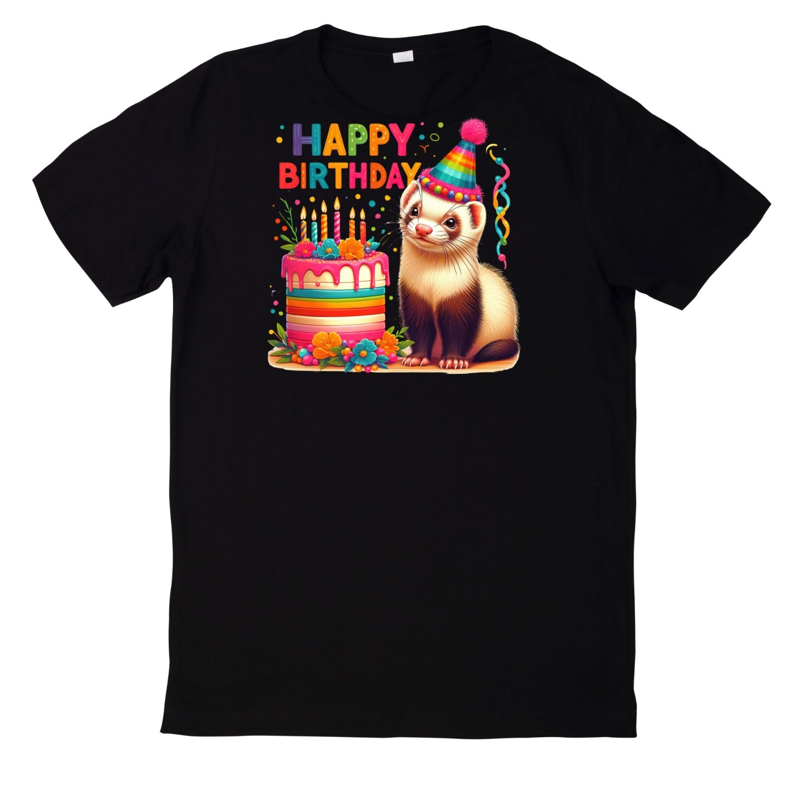 Animal Birthday Party Theme Cotton T-Shirt