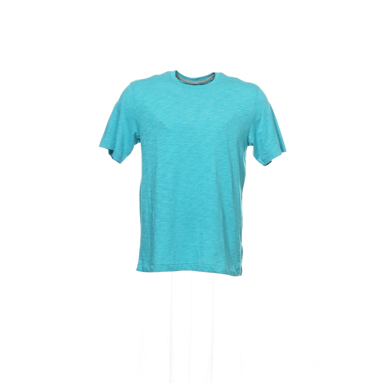 Club Room Mens T-Shirt Sz S Bahama Breeze Heather Crew Neck Cotton Blend Casual