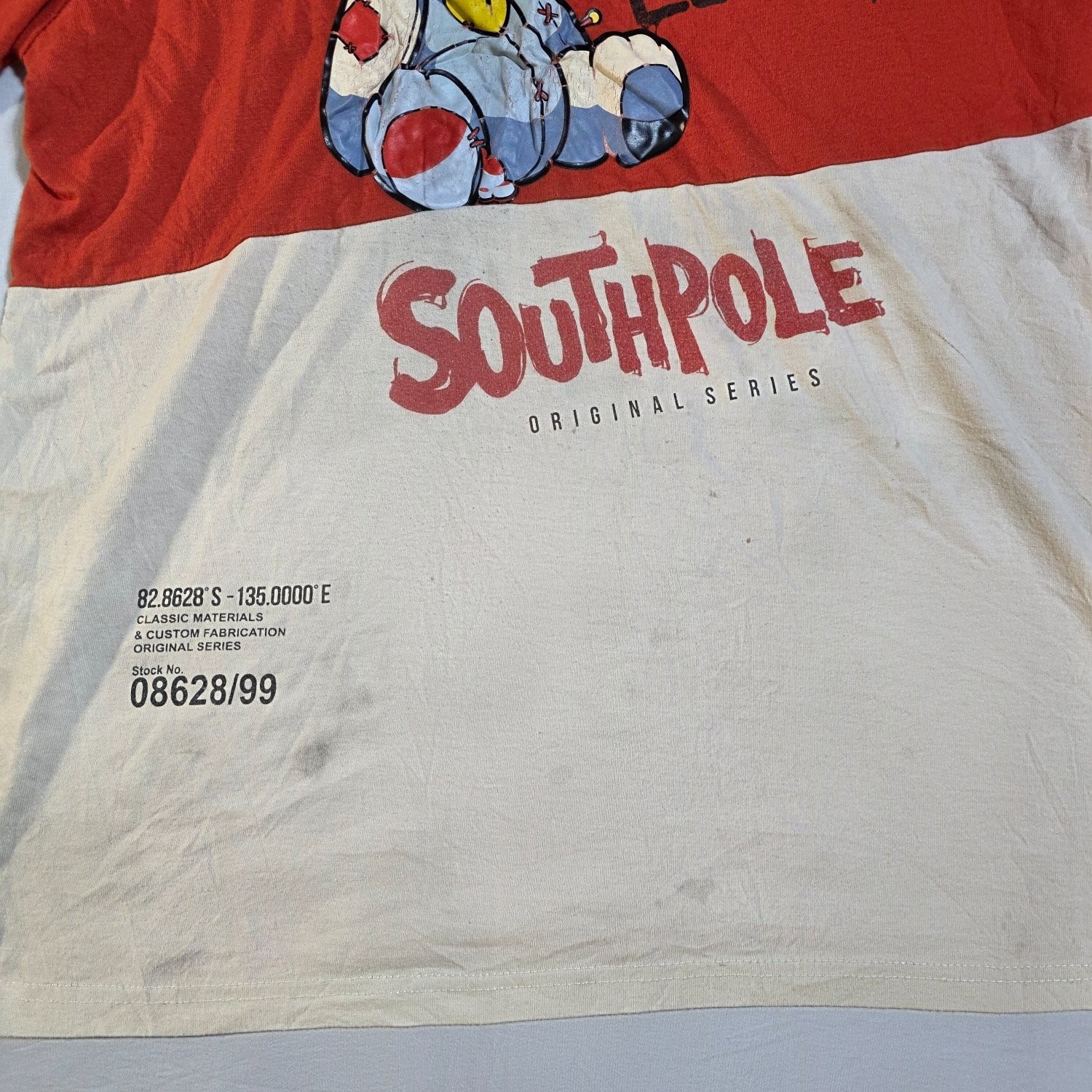 Southpole Original Series New Legend Voodoo Teddy Bear T-Shirt Red White XL gallery