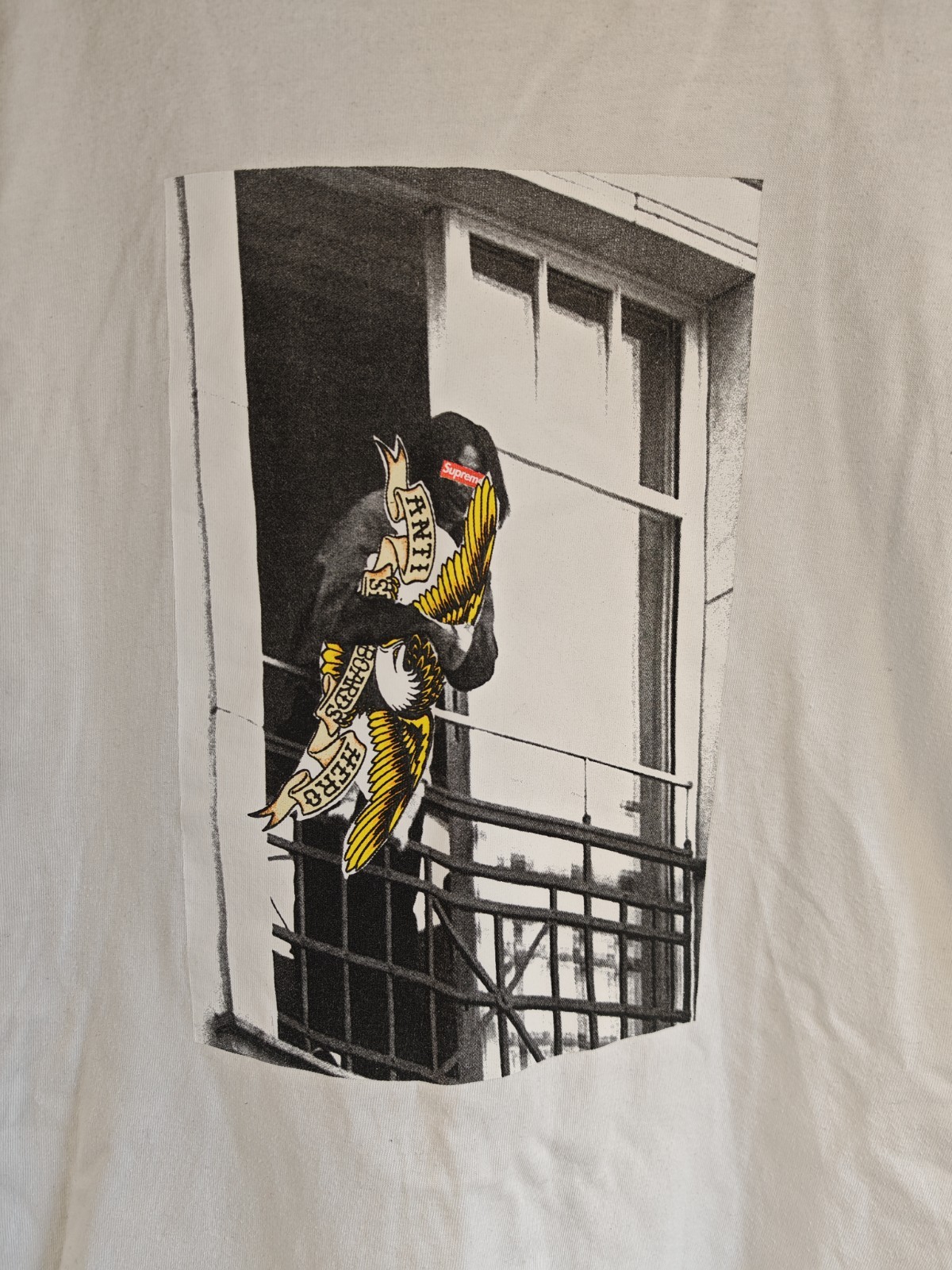 Supreme x Antihero Atmosphere Urine T Shirt XL White Made USA Skate Tee gallery