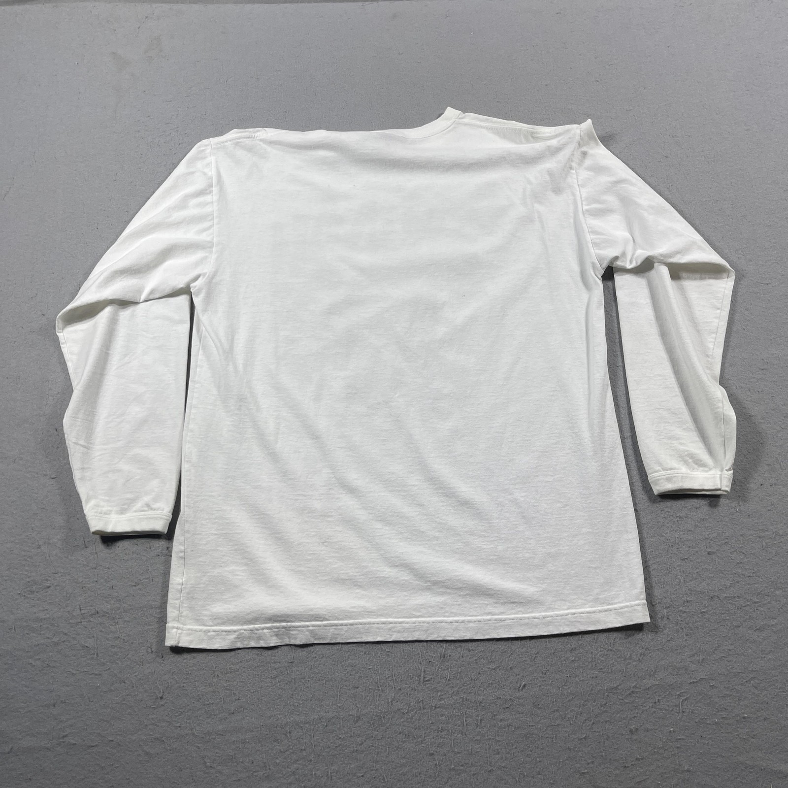 Vintage Stussy Shirt Mens XL White Long Sleeve Old Skool Flavor Graphic 90s gallery
