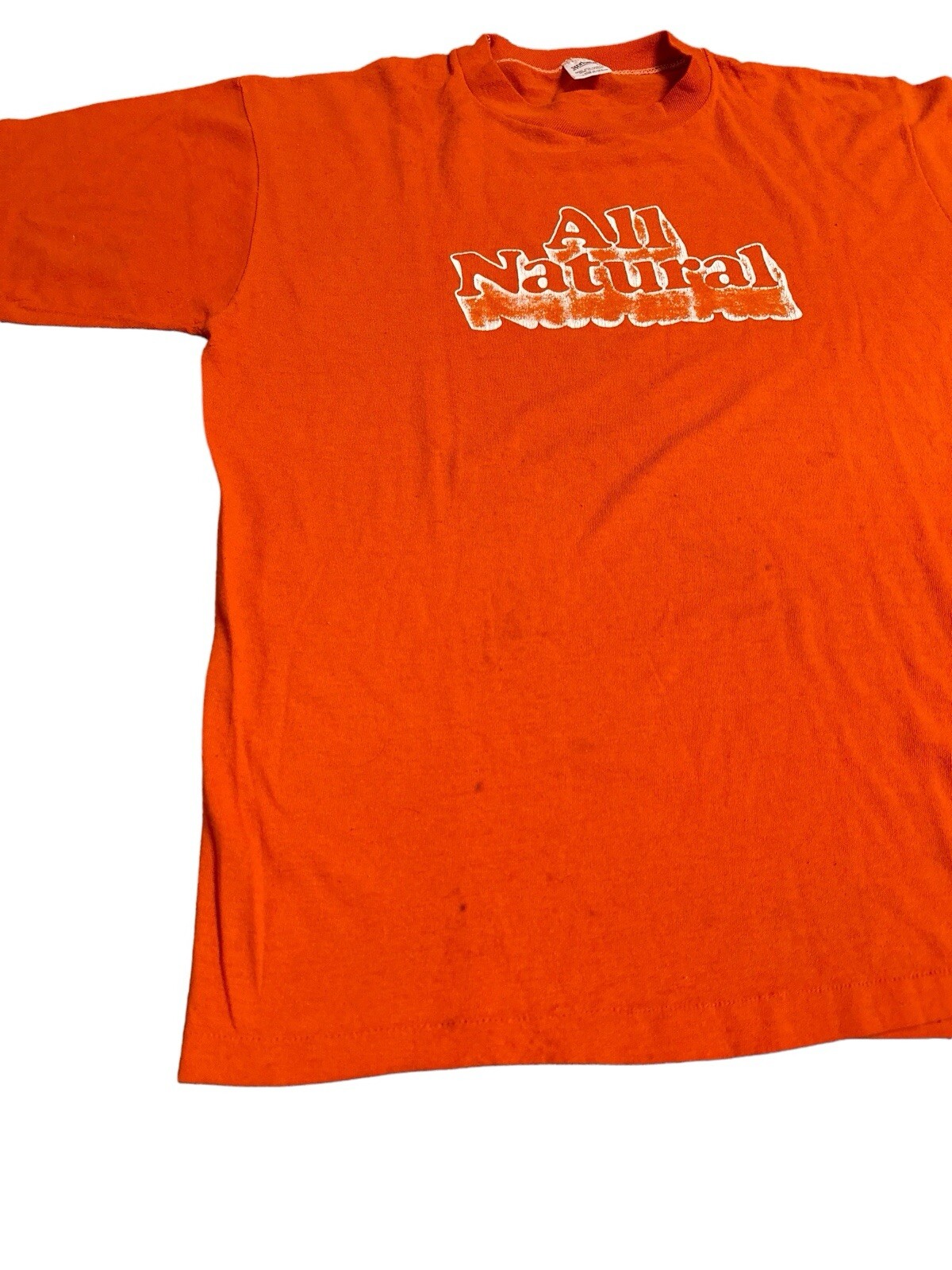 Vintage 80s Sunscreen OrangeT Shirt Men’s Sz XL All Natural Single Stitch gallery