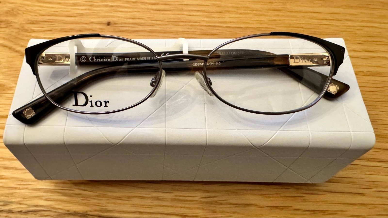 Christian Dior Eyeglasses Frame Women CD3746 Q0H 53-17-140 with case