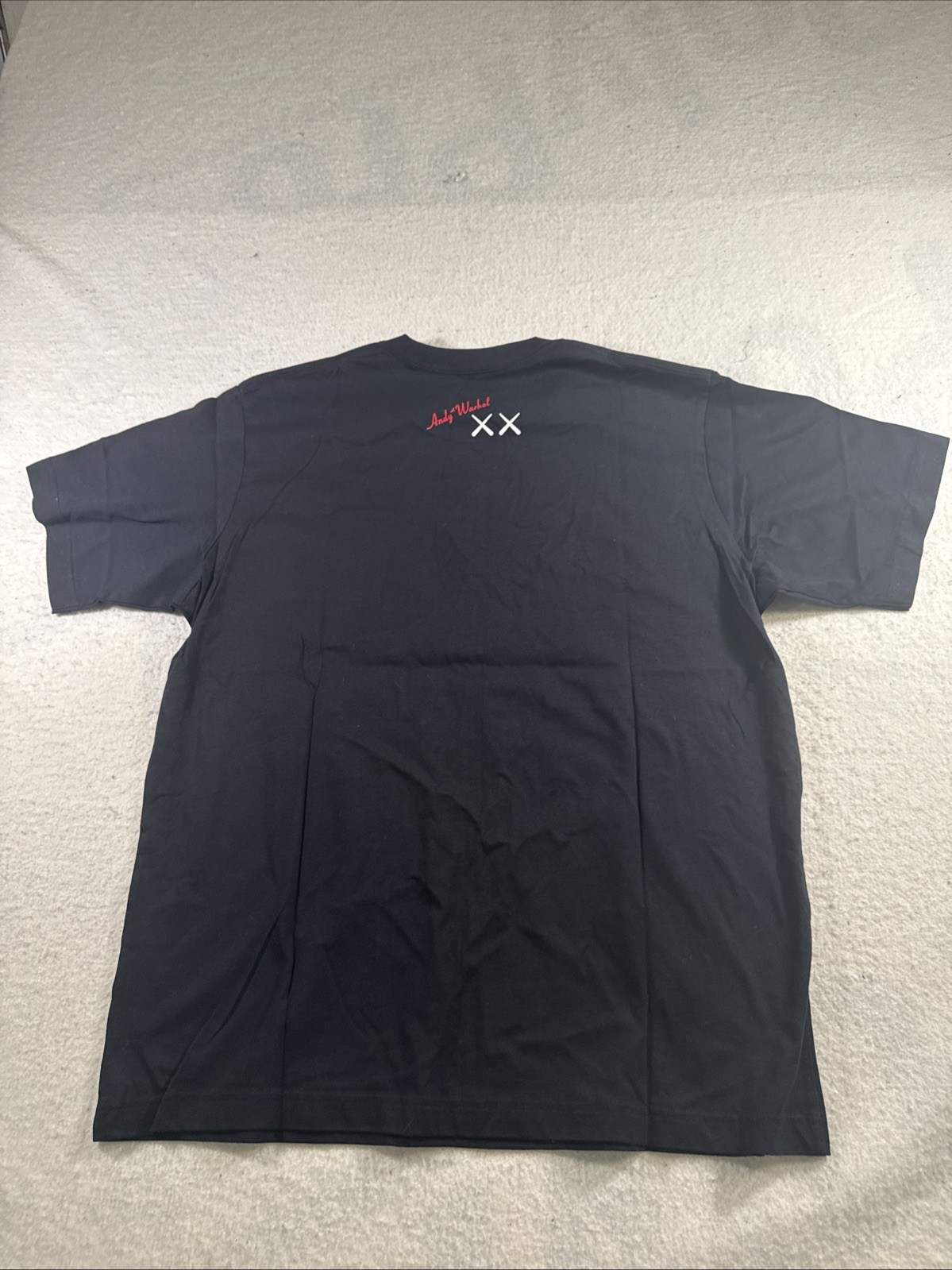 New Uniqlo UT KAWS Warhol Graphic Tee T-Shirt Black With Tags Size Large gallery