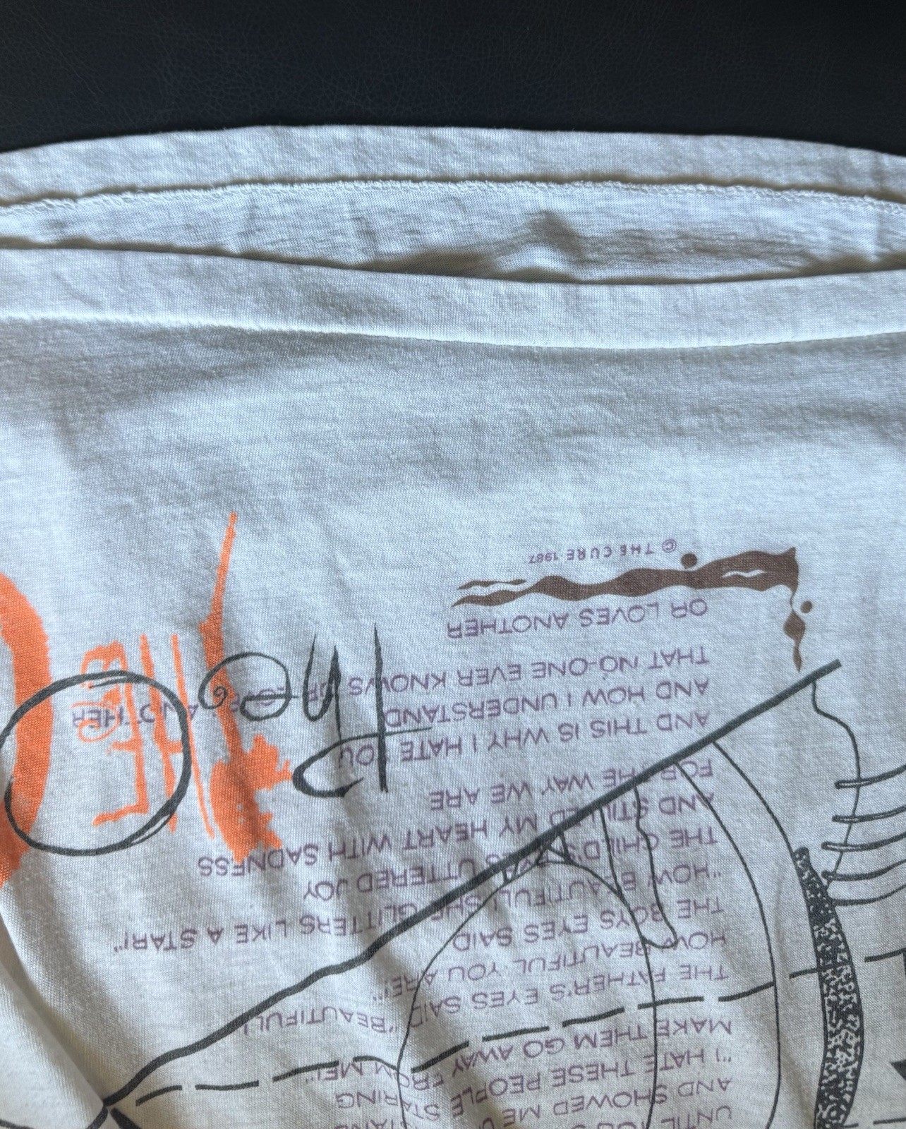 Vintage 1987 The Cure “The Kidsing Tour” Handtex OSFA Single Stitch Grail gallery