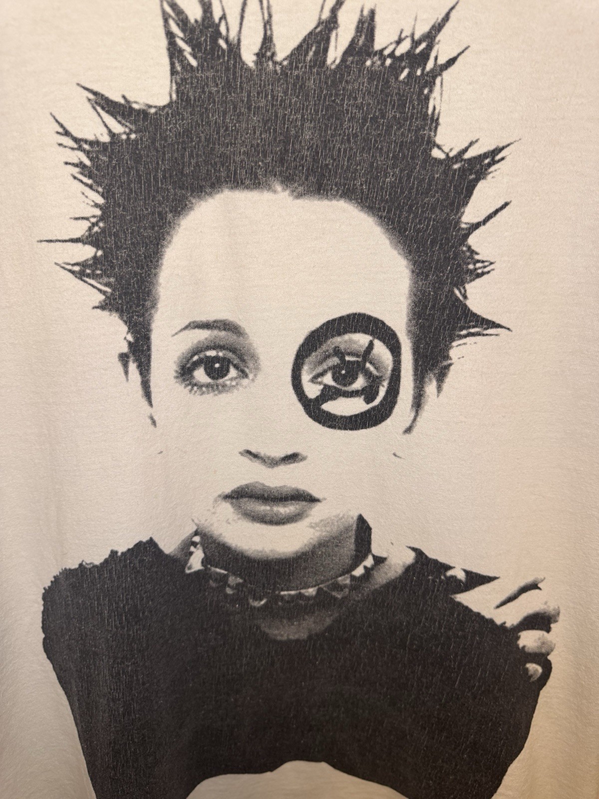 Basketcase Gallery Punk Goth Portrait Tee M Y2K Alternative Made USA gallery