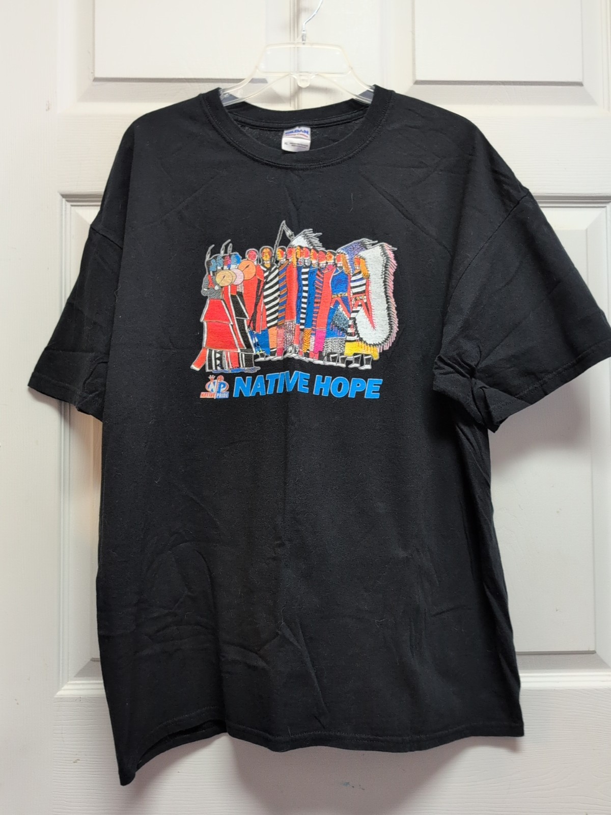 Indian Native Hope Mens T Shirt Size X L. Black Short Sleeve gallery