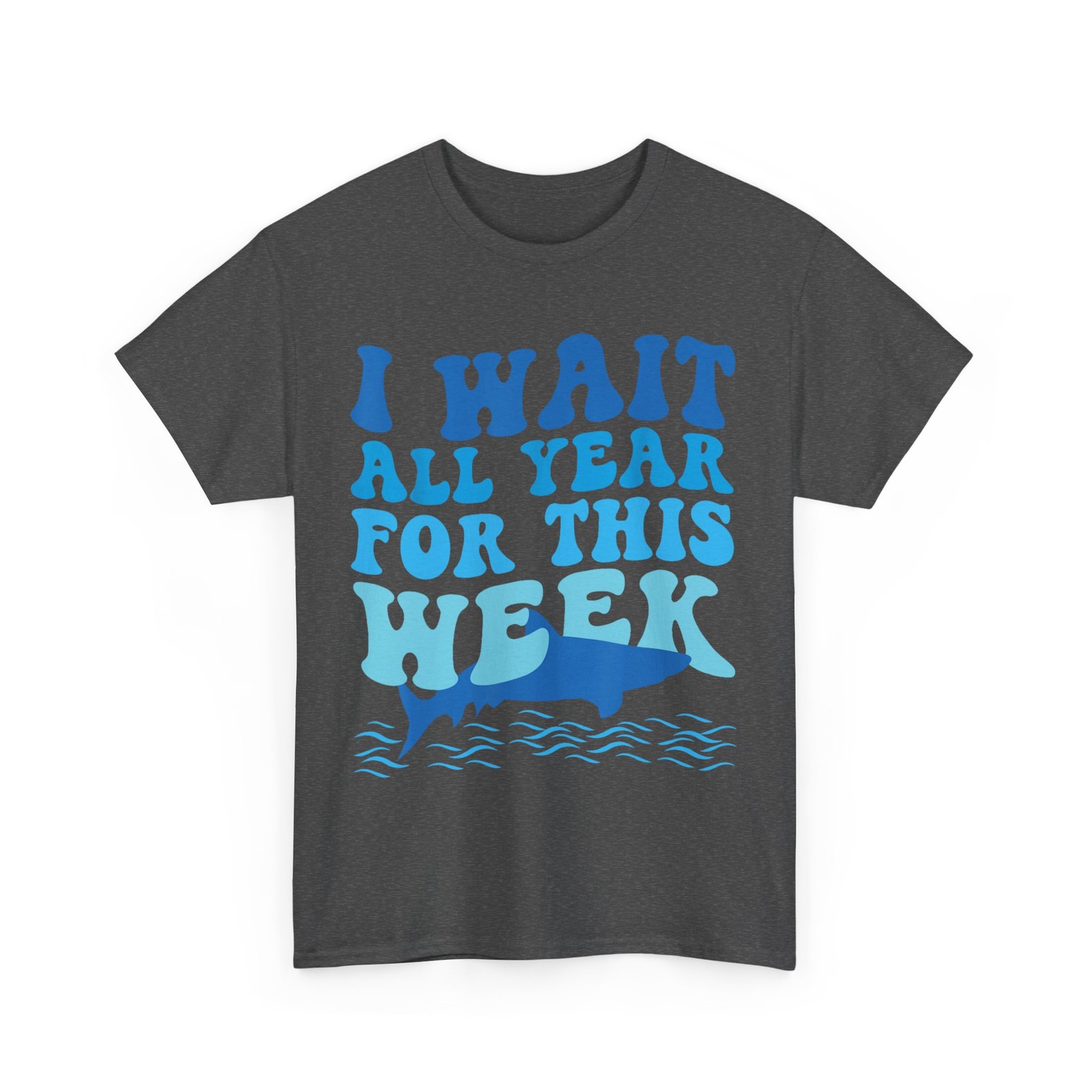 I Wait All Year For This Week T-Shirt, Funny Sharks Lovers Ocean Women Men Shirt gallery