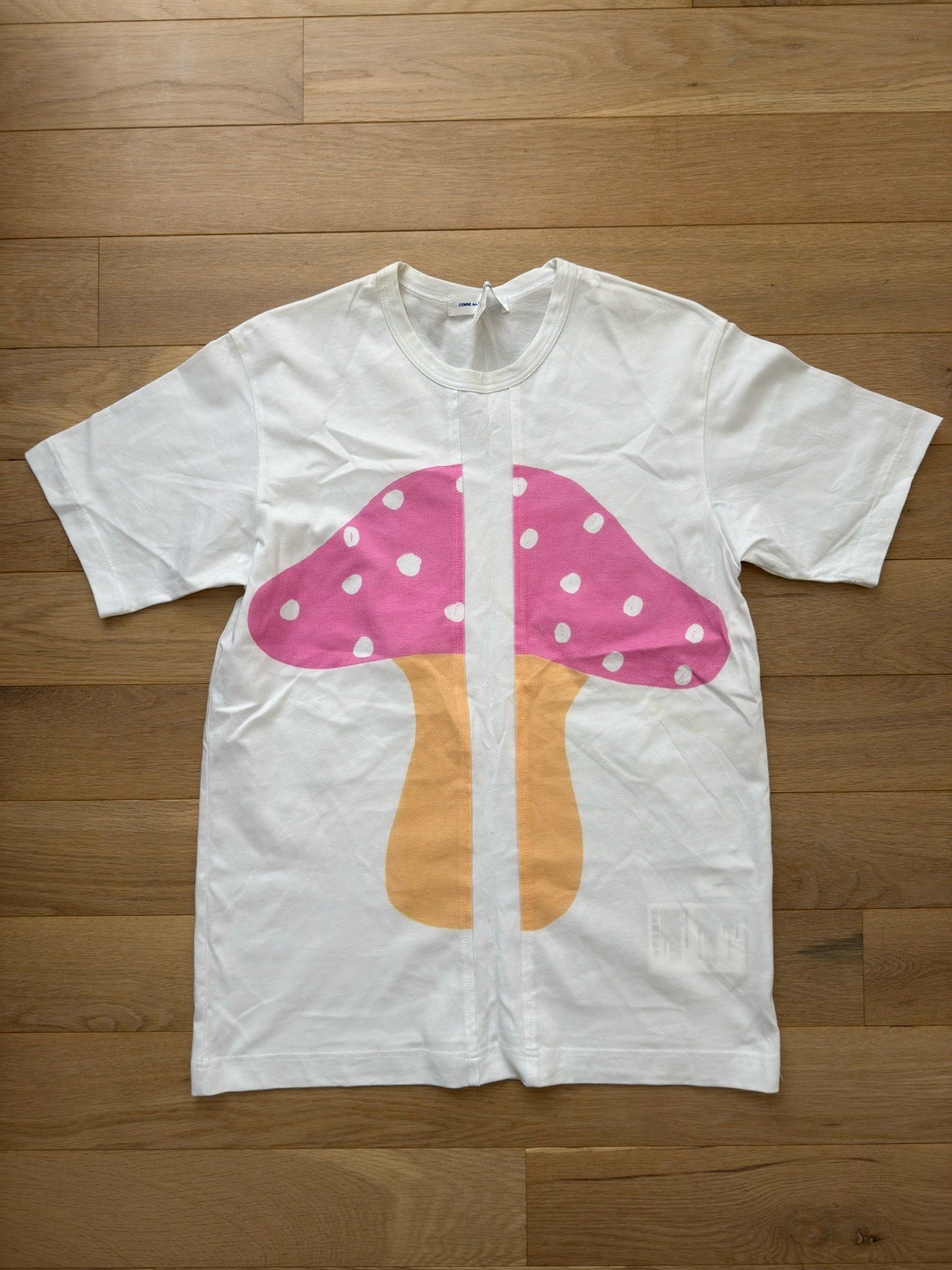 Comme Des Garcons “Pink Mushroom” T-Shirt Men LARGE NWOT