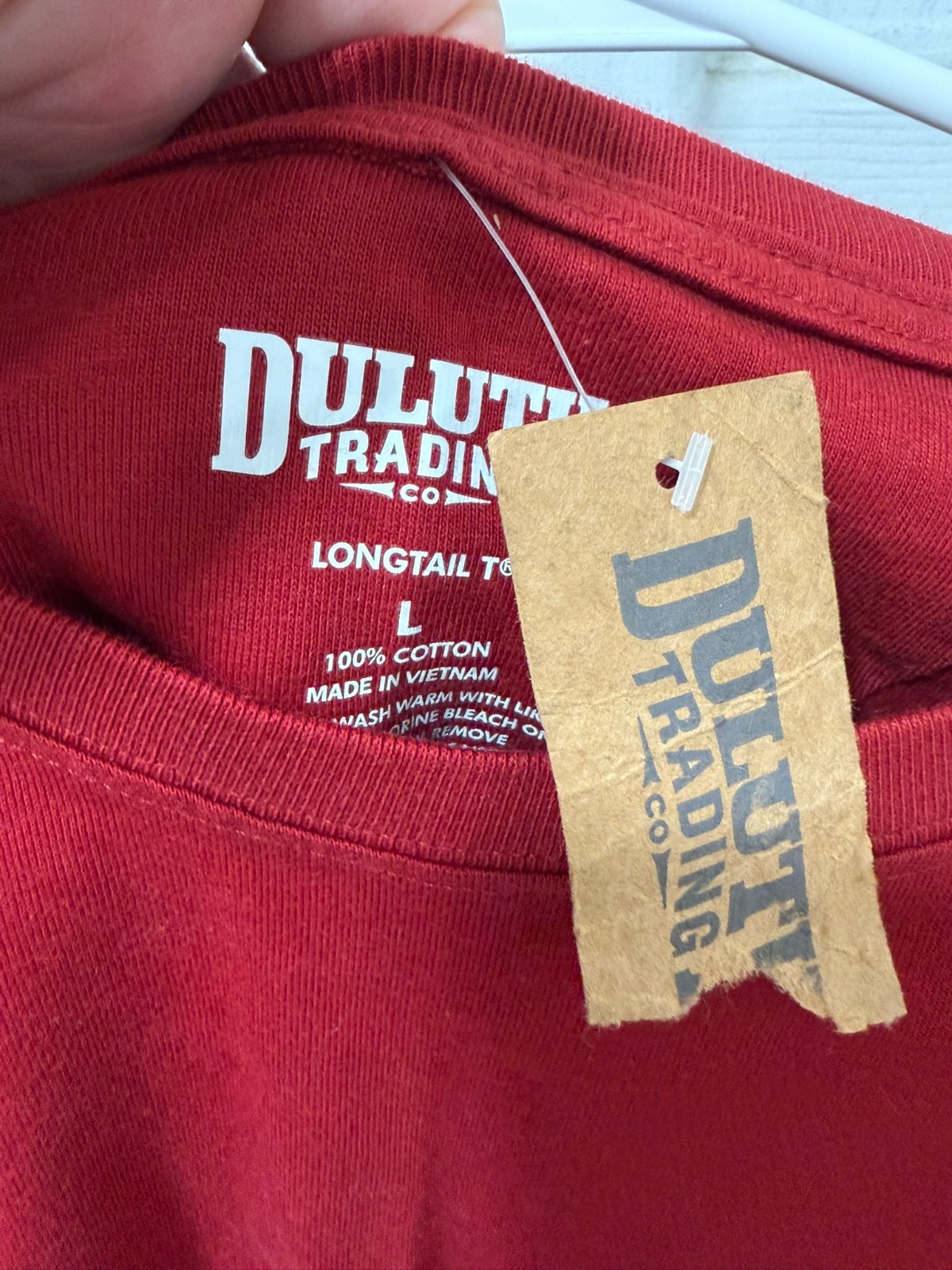 Duluth - Men's - Longtail Tee - Large - NEW - Red gallery