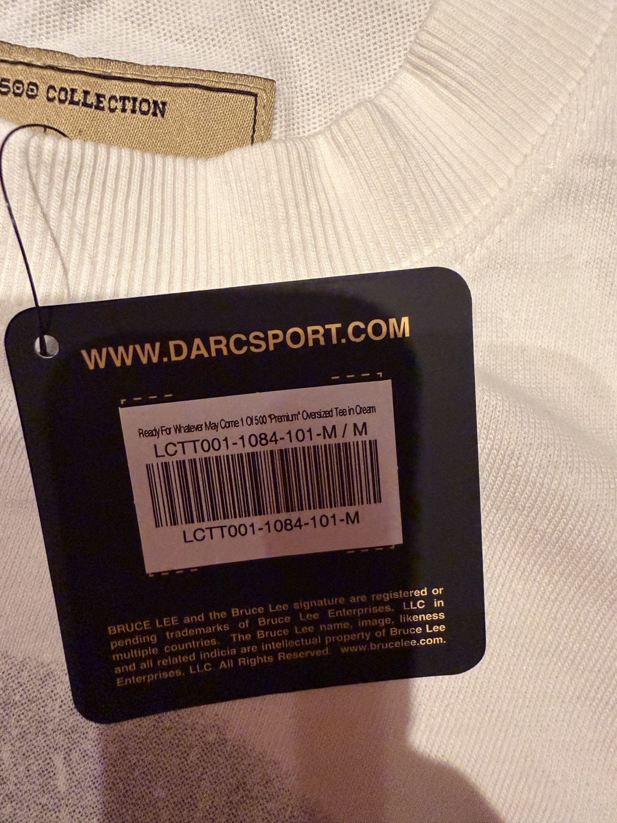 Darc Sport GOLD TAG!!! Bruce Lee READY FOR WHATEVER Size M. Brand New with tags. gallery