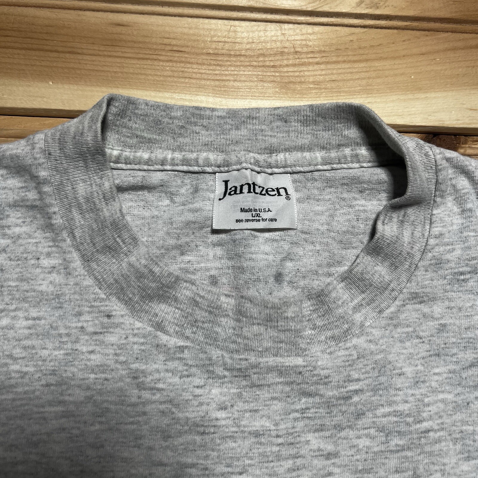Vintage 80s 90s Jantzen Abstract Art Tennis Golf Sports Shirt Size Large / XL gallery