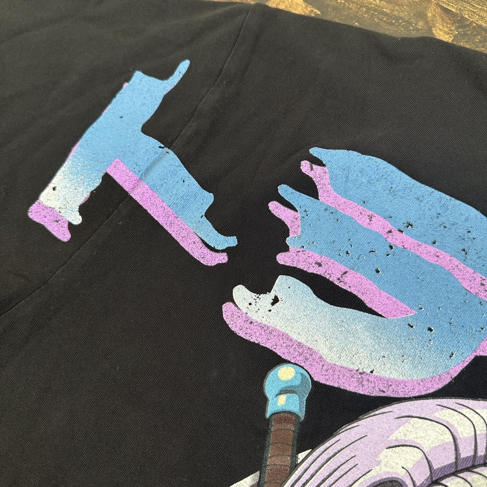 Civil Regime Dragon Ball Z Trunks Black Tshirt Size Small gallery