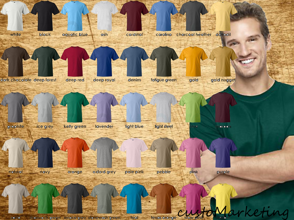 Hanes Beefy-T 6.1 oz. Cotton T-Shirt 5180 All Colors Unisex T Shirt gallery
