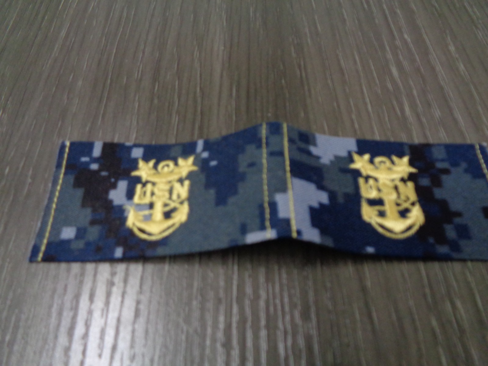 USN MASTER CHIEF RANK COVER CAP DEVICE E9 NWU BLUE  NEW WITH OUT