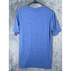 NWT Woolx Merino Wool Blend Blue Heather T-Shirt Mens Medium