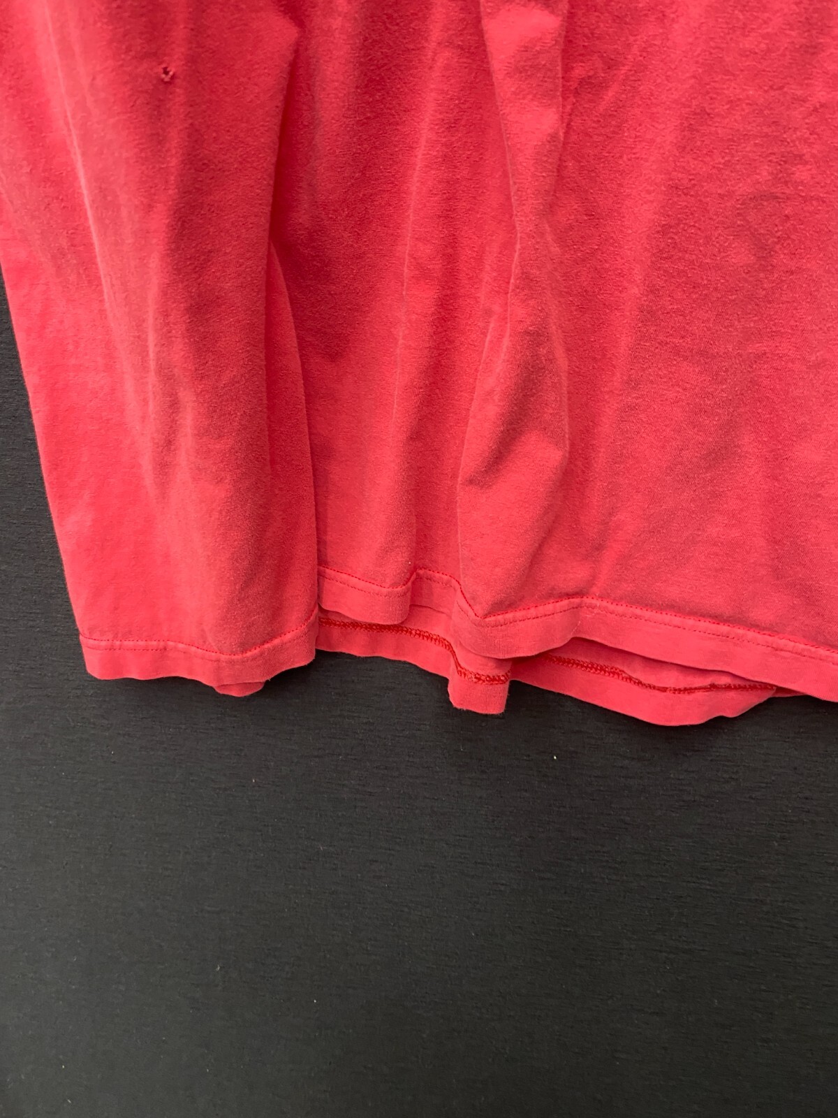 NIKE AIR Jordon FLIGHT RED T-SHIRT size LARGE (small hole) b1 gallery