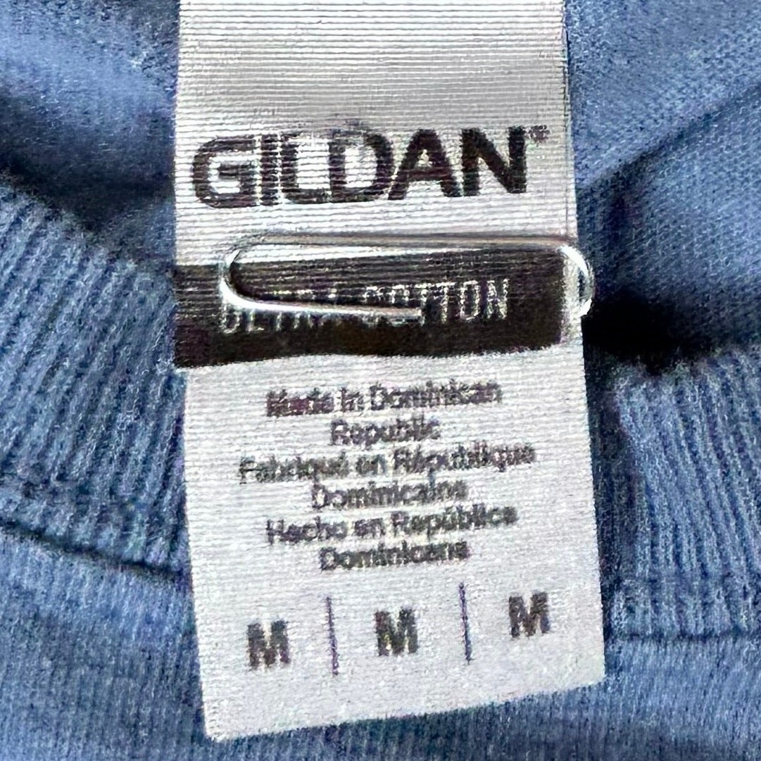 Gildan Tombstone OK Corral Skull Graphic T-Shirt Western Cowboy Tee Blue Mens M gallery