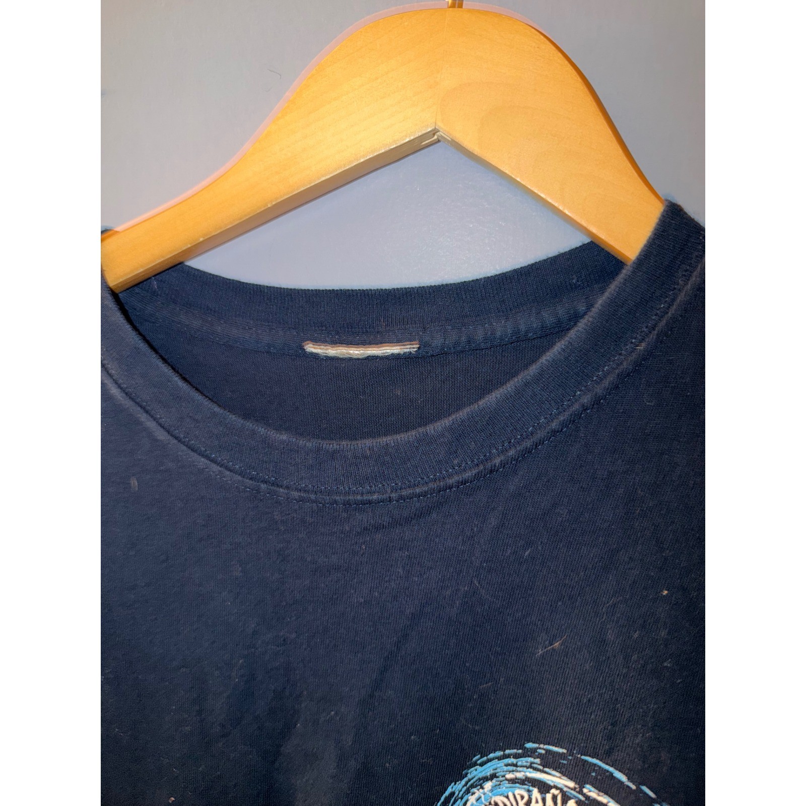 Piranha Joe Cozumel Long Sleeve Graphic T-Shirt Navy Blue Mexico Charm gallery