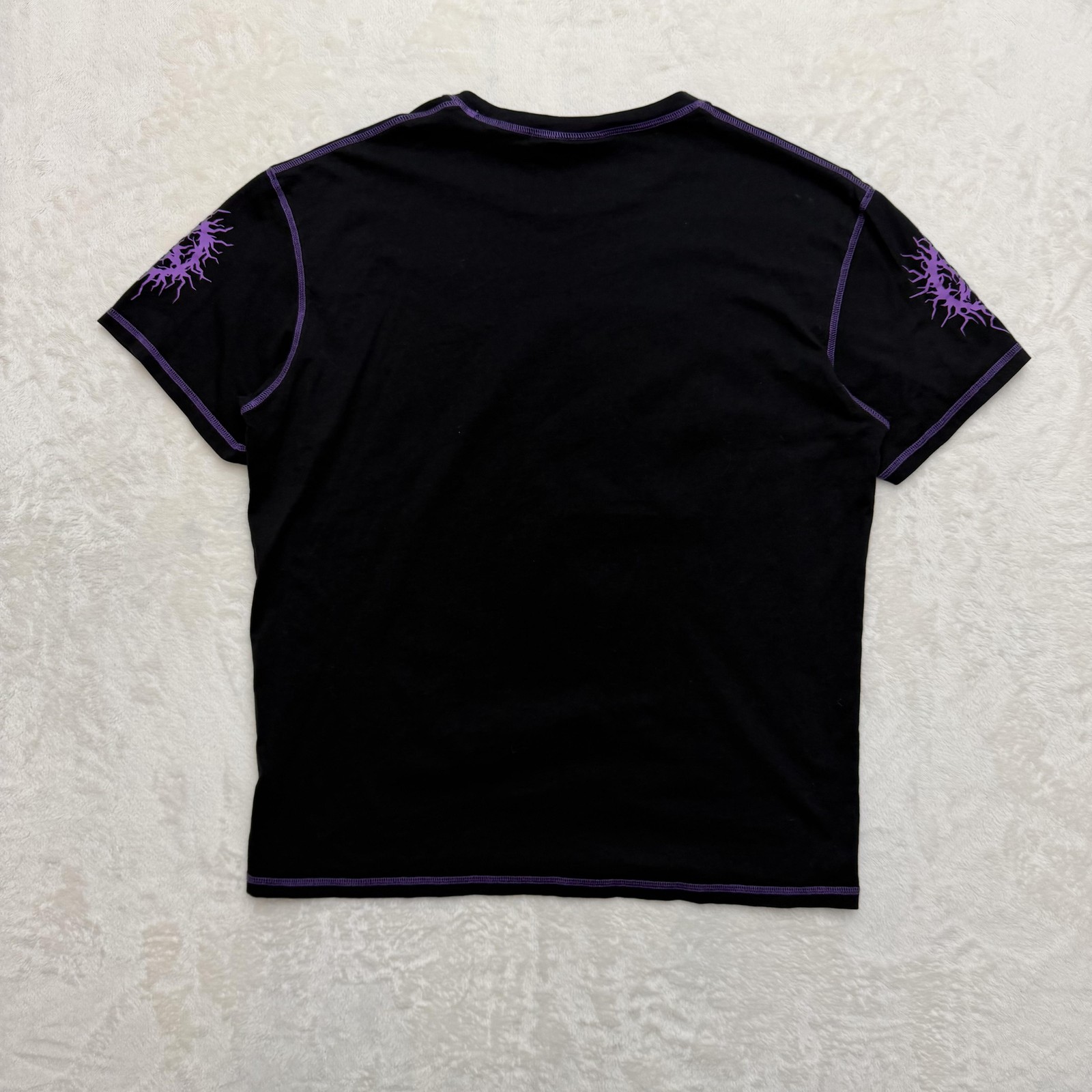 Killstar Shirt Mens Large Black Purple Angel Graphic Gothic Metal Streetwear gallery