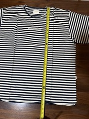 Aime Leon Dore ALD Striped Tee Beach T-Shirt SS25 Queens Navy Blaze Mens Size XL