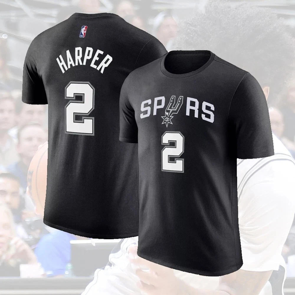 Dylan Harper #2 San Antonio Player Name & Number S - 4XL HOT TRENDING gallery
