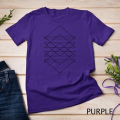 Sacred Geometry Abstract Art Geometric Triangle Lines Design Unisex T-shirt