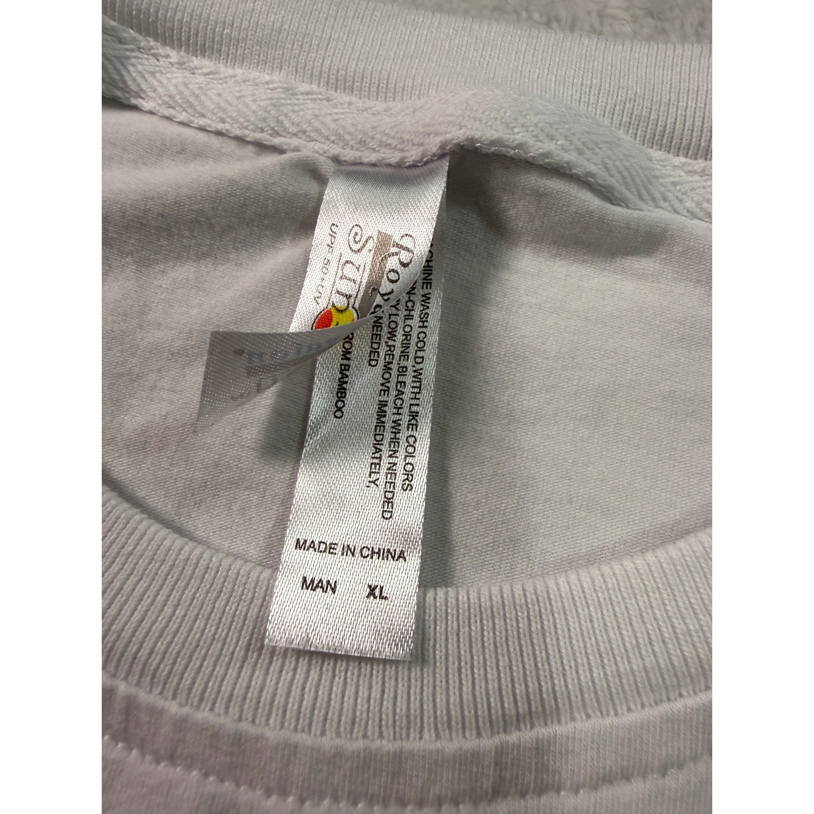 Royal Avalon Sun-Ray Bamboo Cotton Blend UPF 50+ White T-Shirt Mens XL gallery