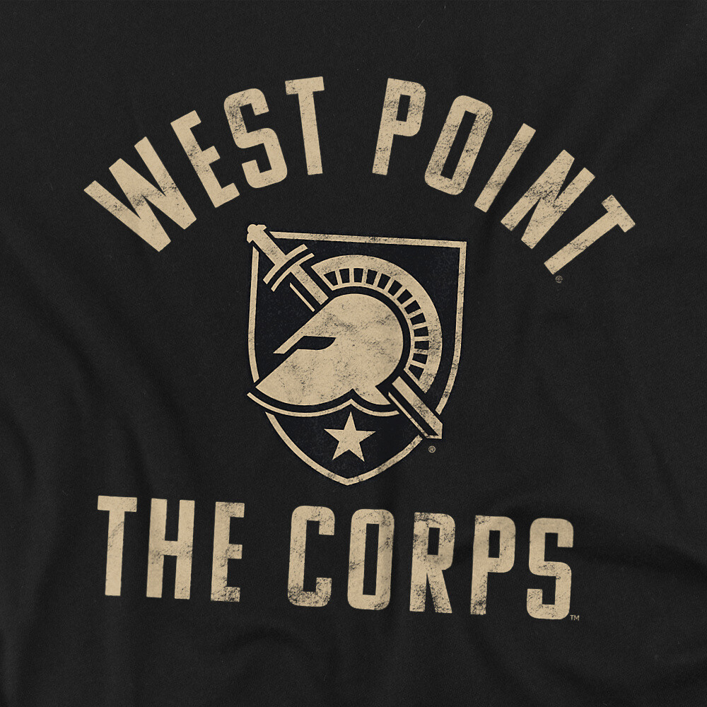 West Point U.S. Military Academy Adult T-Shirt Knights Logo, Black, S-5XL gallery