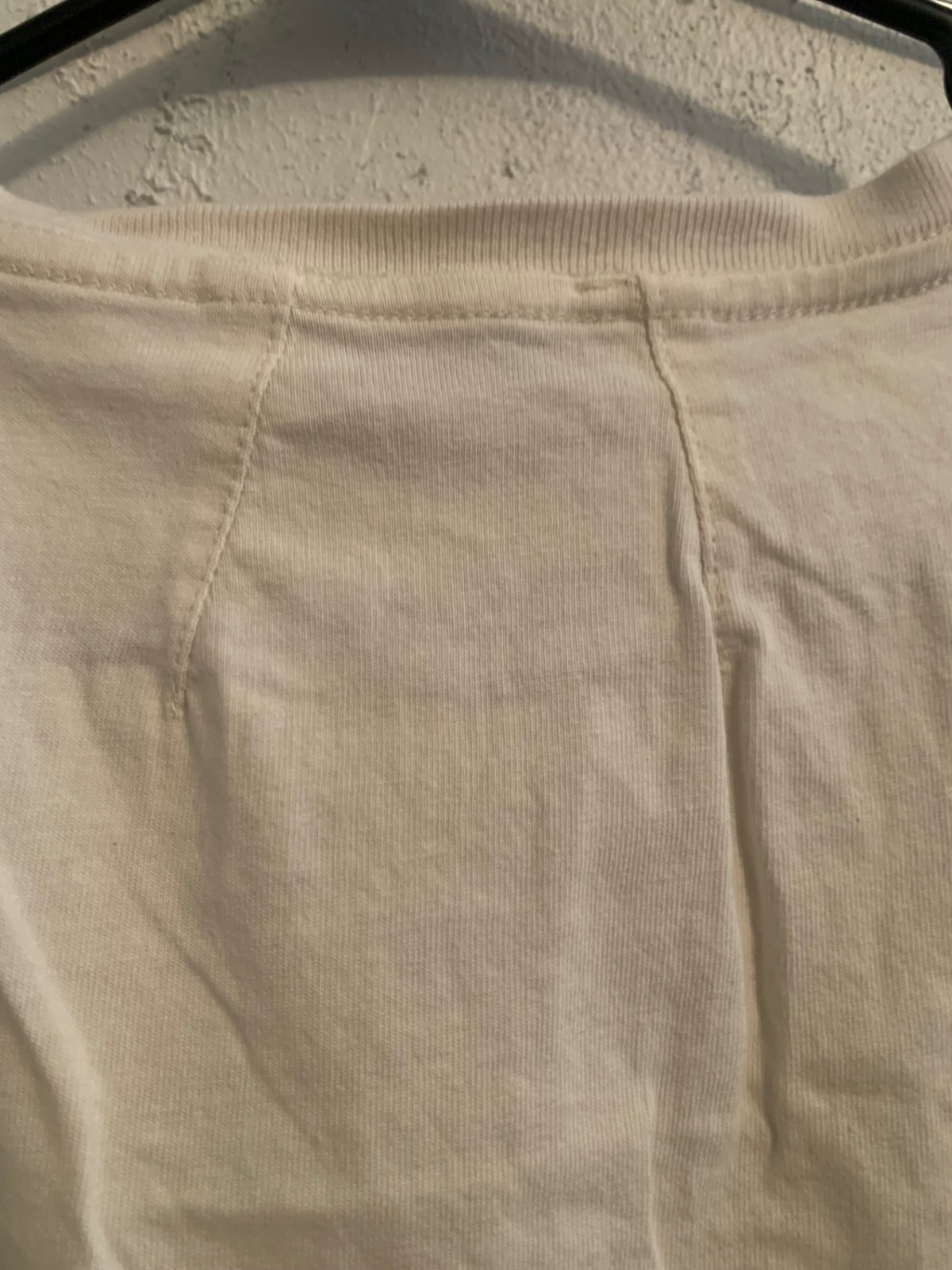 Rhude Mens Cream Blue And Black Leopard T-Shirt Size Large EUC Made In USA gallery