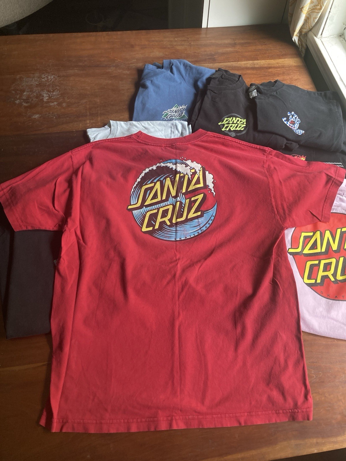 Lot of 10 Santa Cruz Skateboards T Shirt XL Large Vintage Modern Cotton Hosoi gallery