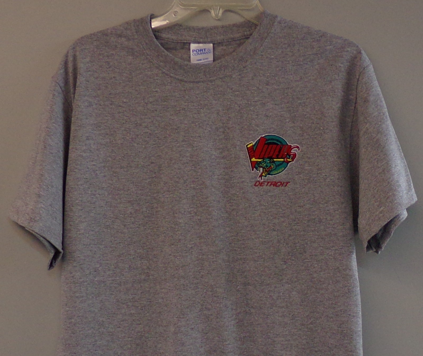 IHL Hockey Detroit Vipers Embroidered T-Shirt S-6XL, LT-4XLT Red Wings New gallery