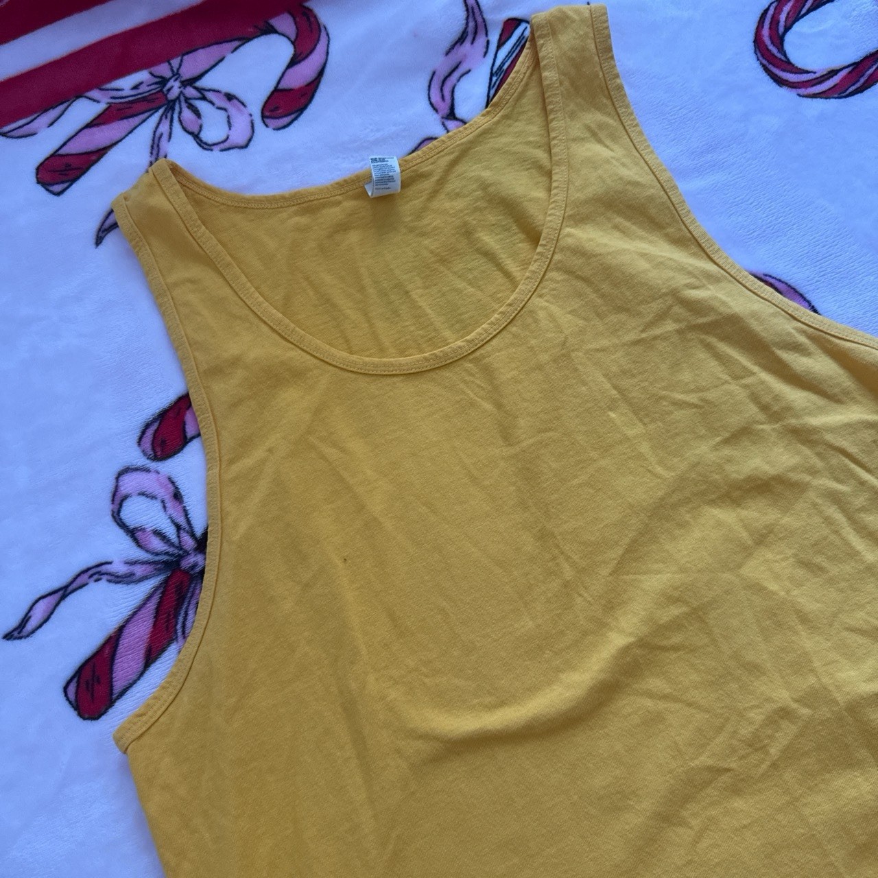 Men’s Los Angeles apparel yellow muscle tank top M gallery