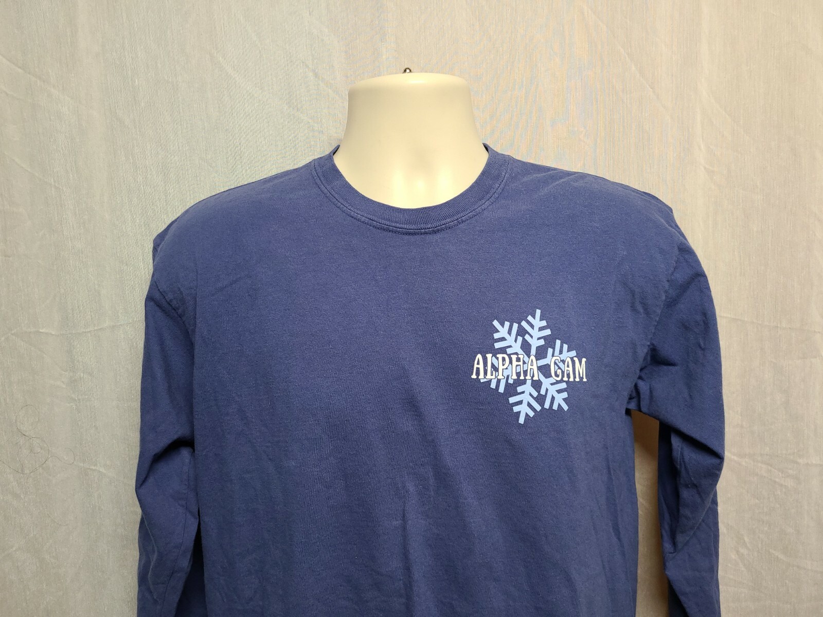 2019 Alpha Gam Winter Formal Towson MD Adult Medium Gray Long Sleeve TShirt gallery