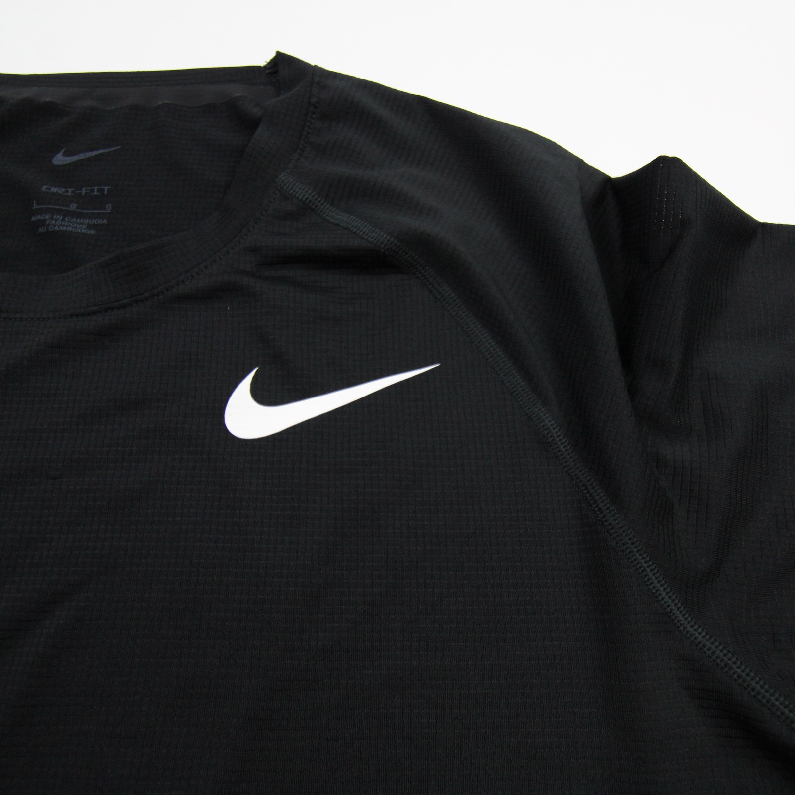 Nike Pro Short Sleeve Shirt Men's Black Used L gallery
