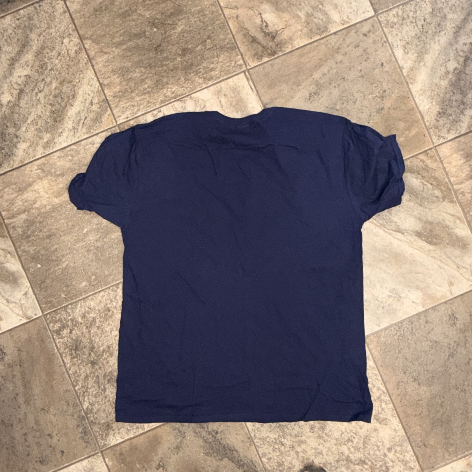 Delta Rungspun 100% PreShrunk Cotton Navy Blank Shirt Pack of 5 Size S