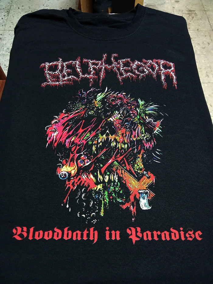 NEW Belphegor Band Bloodbath In Paradise Cotton Black T Shirt All Size TR803