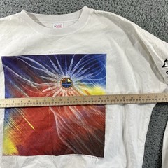 VTG 90s Psychedelic Trippy Abstract Art LS XL USA Made New Dawn Bill Rabbit