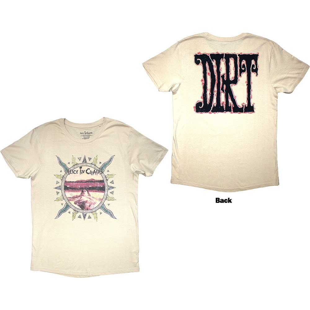 Alice In Chains - Dirt with Backprint - Sand t-shirt gallery
