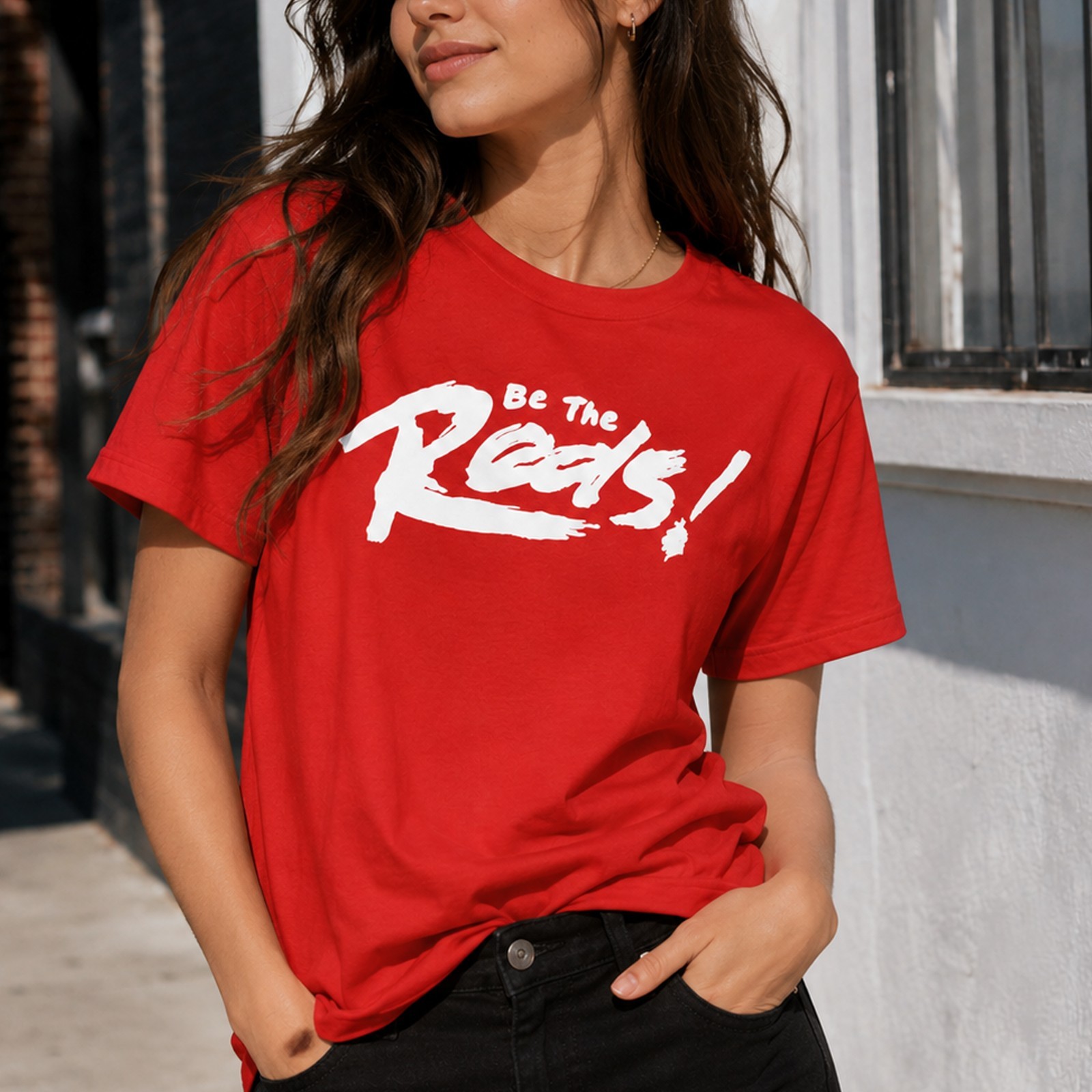 Be the Reds Shirt Retro Baseball Fan Vintage Graphic Tee gallery