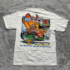 Vintage MTC Engineering Tony Lang Top Fuel Motorcycle Racing T-Shirt