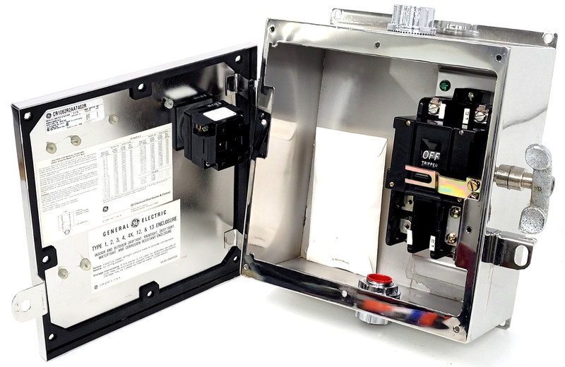 CR10622R2AAT402R GE Size M-0 Enclosed Manual Motor Starter w/ CR1062R2AAT1000