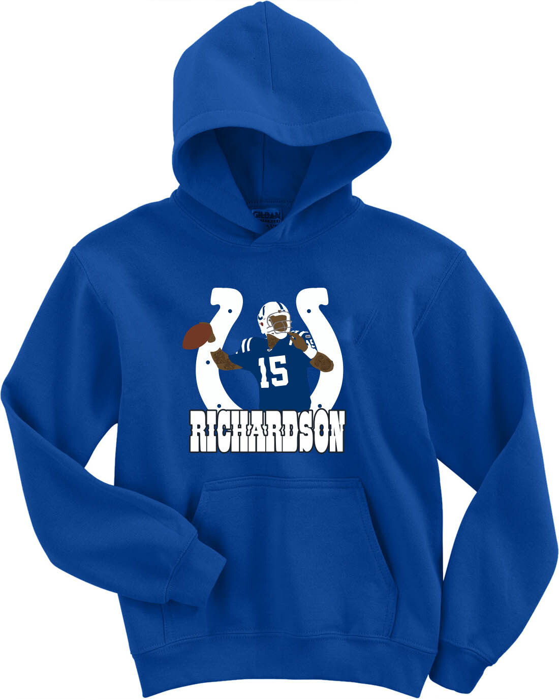 Anthony Richardson Indianapolis Indy Colts Logo CREW HOODED SWEATSHIRT