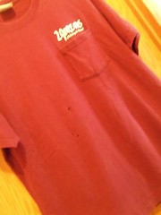 29 dreams Birmingham AL motorcycle resort red L t shirt distressed