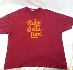 Rare Deep Eddy Vodka Tee Comfort Colors Ruby Soda Lime Mixed Drink Austin XXXL