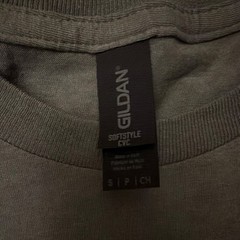 Gildan Softstyle CVC Gray Coffee Graphic Men’s T-Shirt Crew Neck Size S