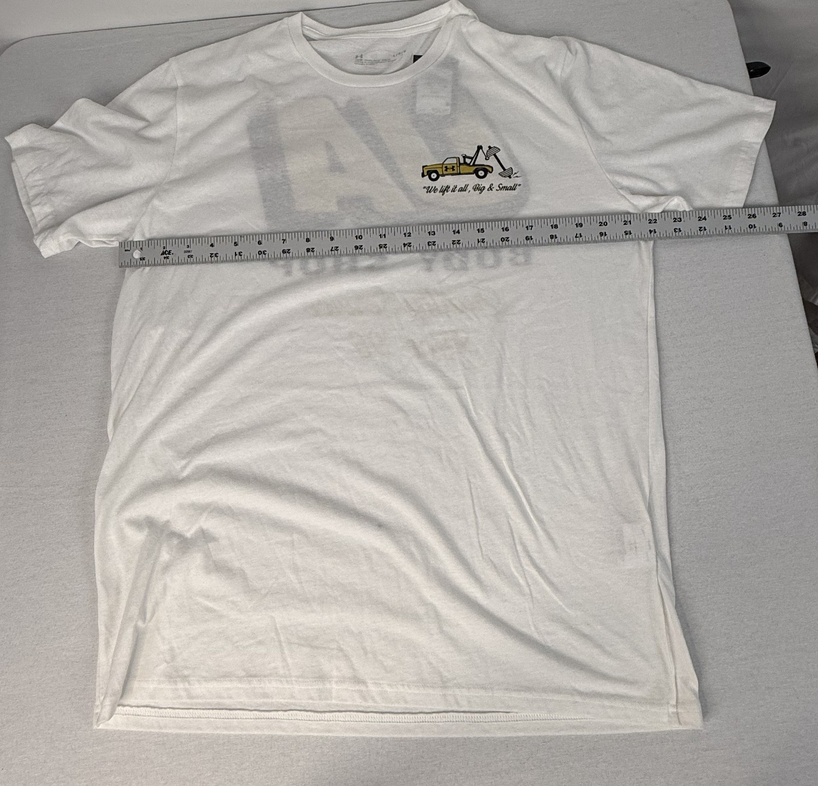 Under Armour UA Body Shop Men’s White Graphic T-Shirt Size LG NWT gallery