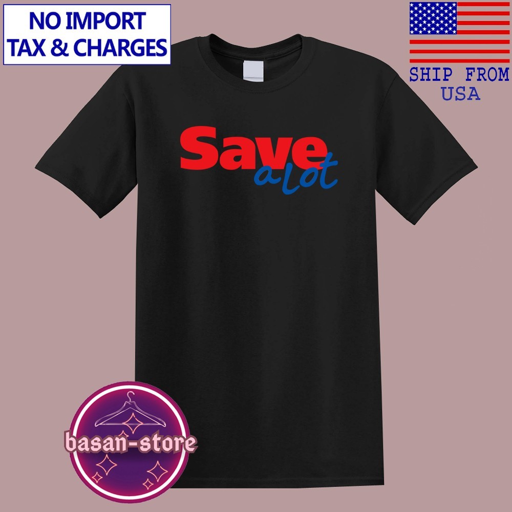 Save A Lot Retail Store Men’s Black Size S-5XL