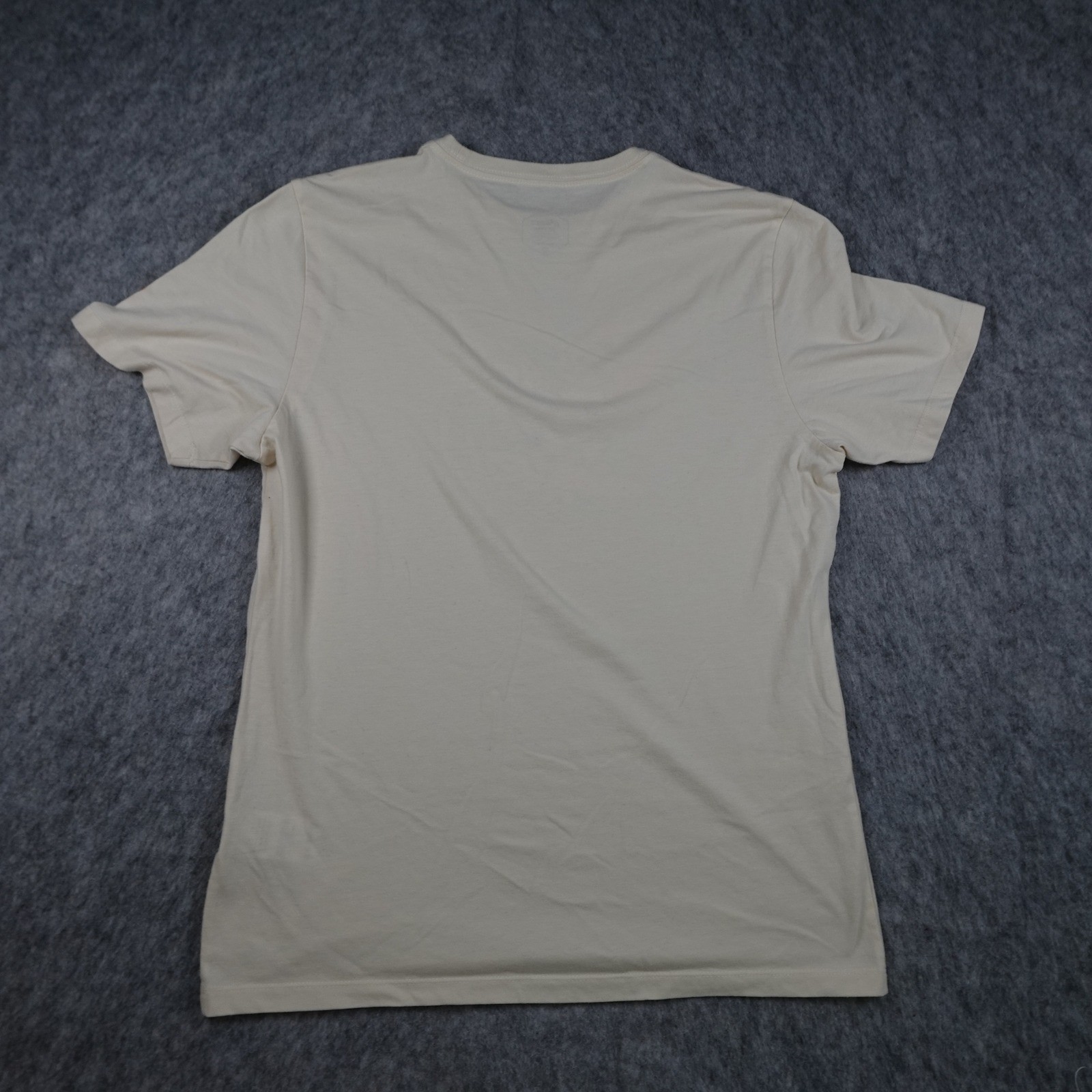 ASICS Shirt Men Medium Cream Tiger Surfing Graphic Short Sleeve Cotton Blend Tee gallery