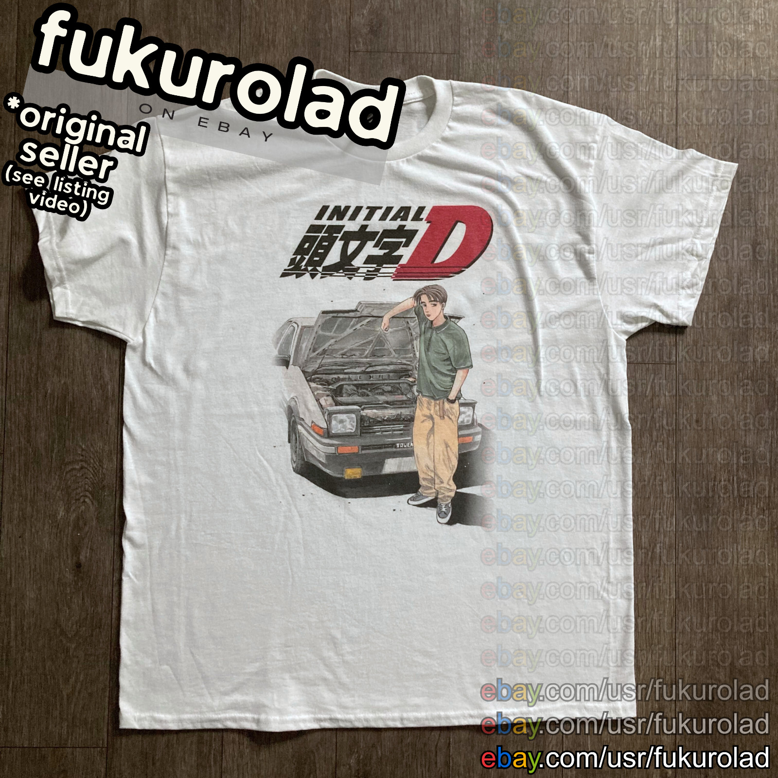 INITIAL D Takumi Fujiwara UNISEX t-shirt - high quality print gallery